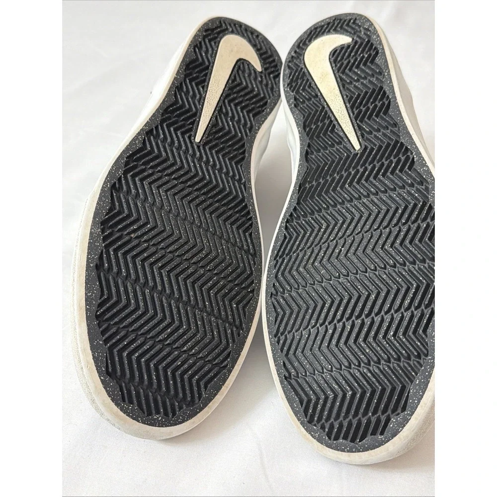 Nike Shoes Mens 12‎ SB Portmore II Solar Mid Sneakers Gray Lace Up 923198-010